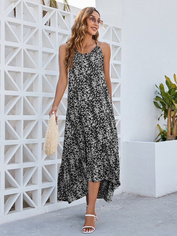 Ditsy Midi Dress