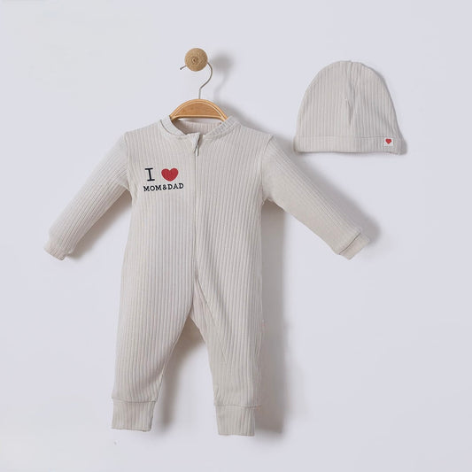 I Love Mom & Dad Onesie