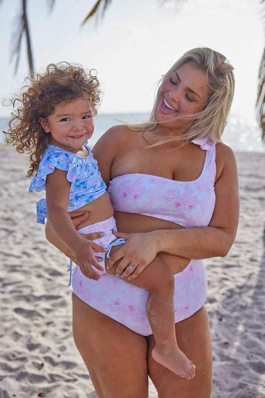 Seashell Sunset Two Piece Swimsuit