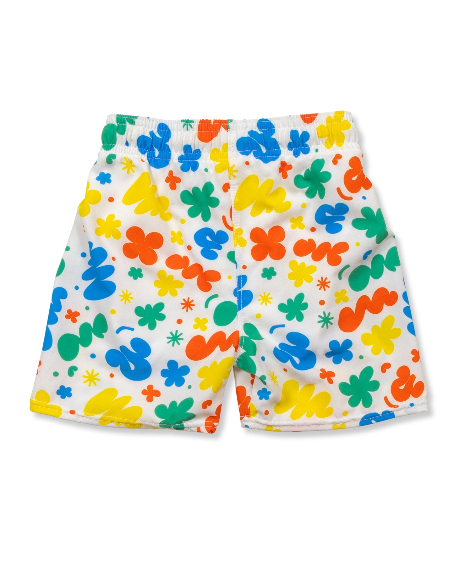 Retro Squiggle Boys Swim Trunks
