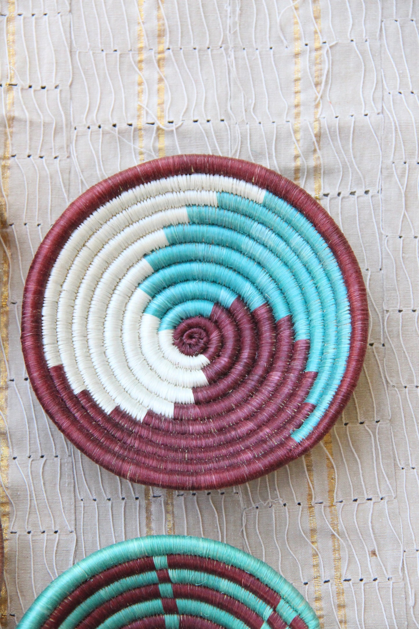 Sloane African Basket Collection, from Rwanda, Set of 4