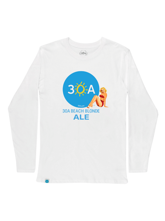 30A Beach Blonde Ale Logo Recycled Long Sleeve T-Shirt