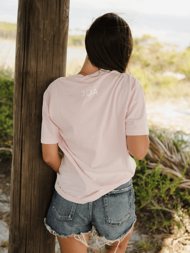 30A Beach Happy Minimalistic T-Shirt