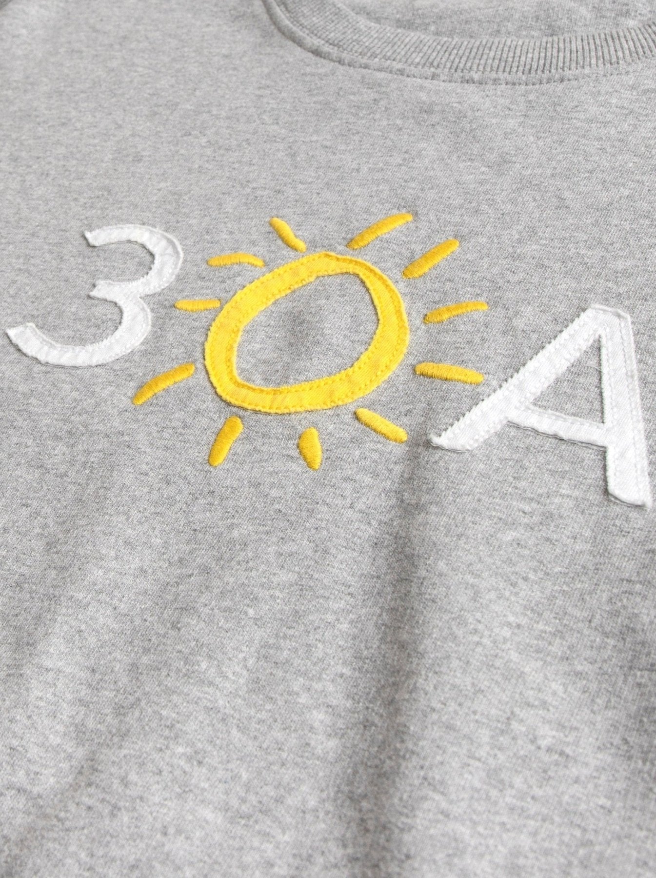 30A Block Logo Applique Recycled Sweatshirt
