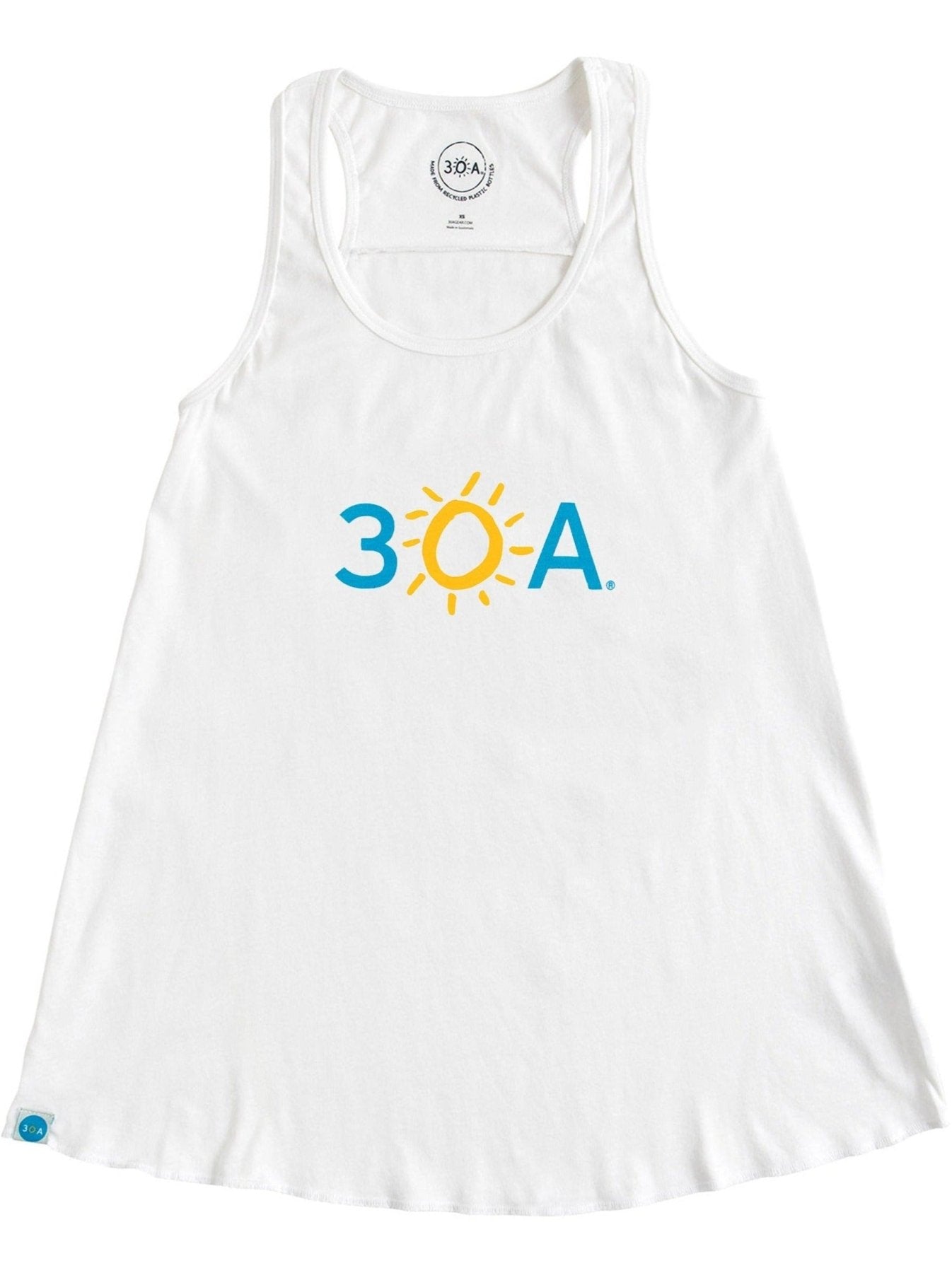30A Block Logo Racer Recycled Tank Top
