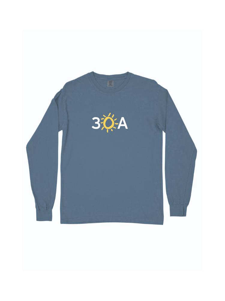 30A Logo Comfort Colors Long Sleeve T-Shirt