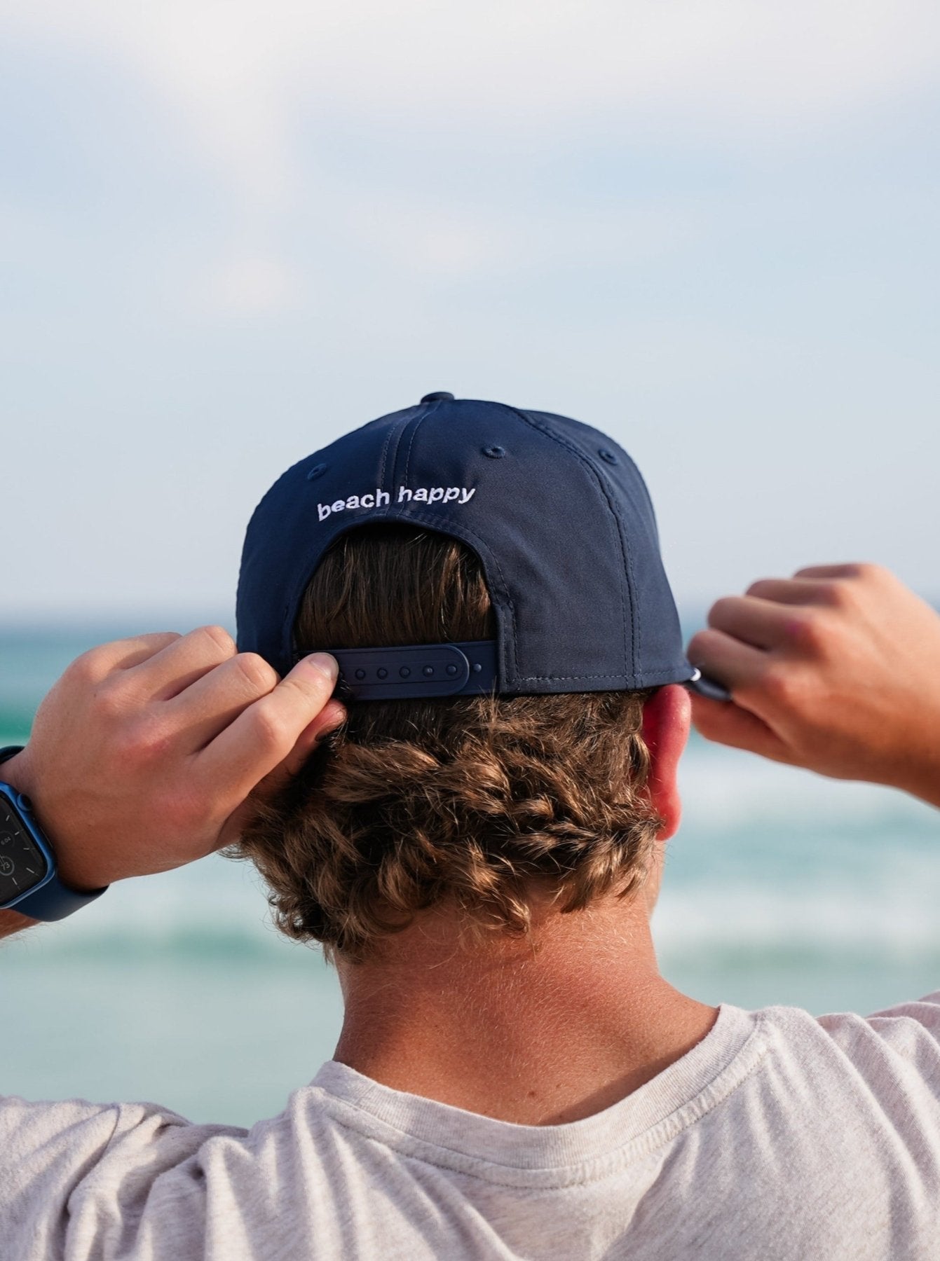 30A Wordmark Beach Happy Rope Hat