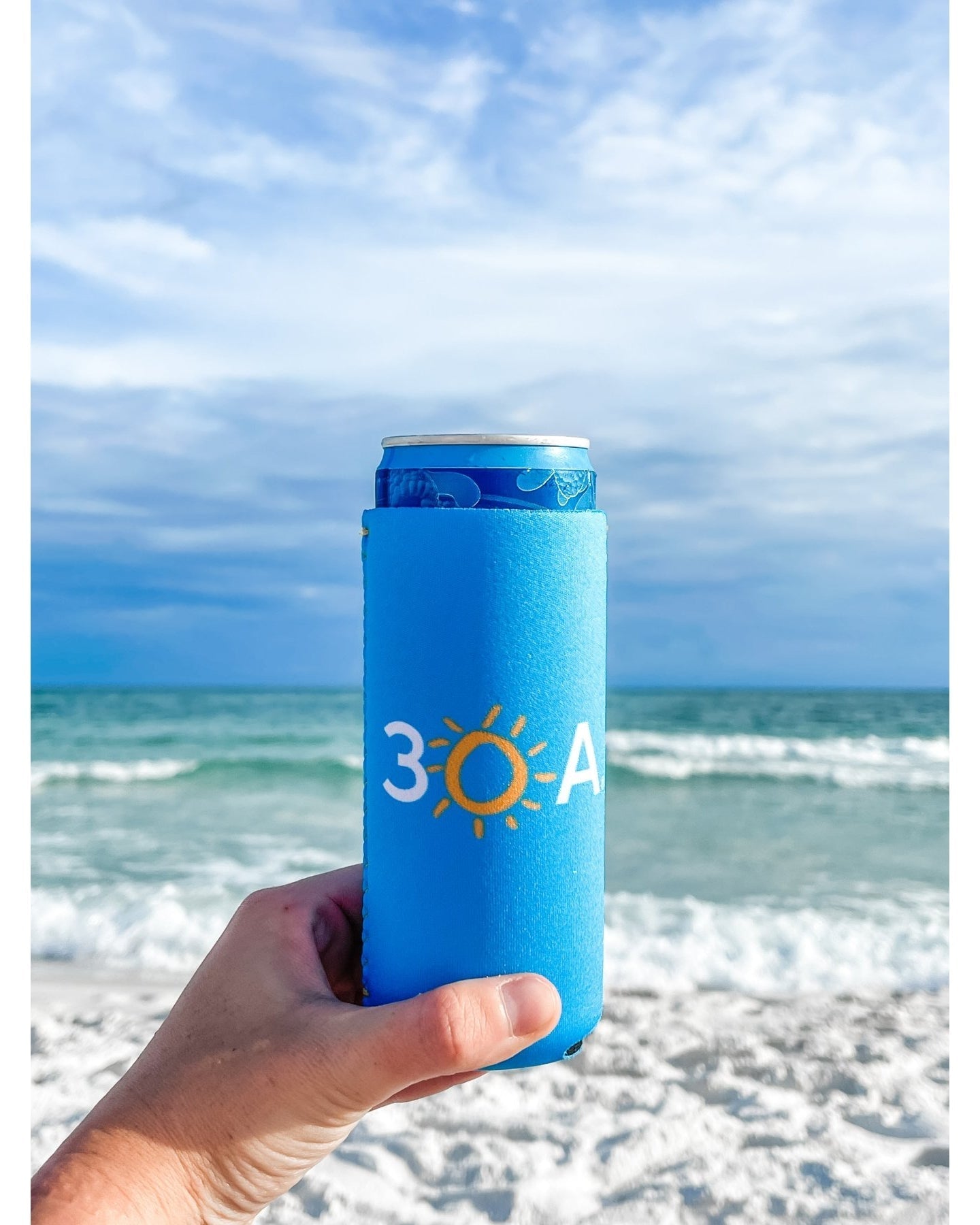 30A Wordmark Logo Slim Can Cooler