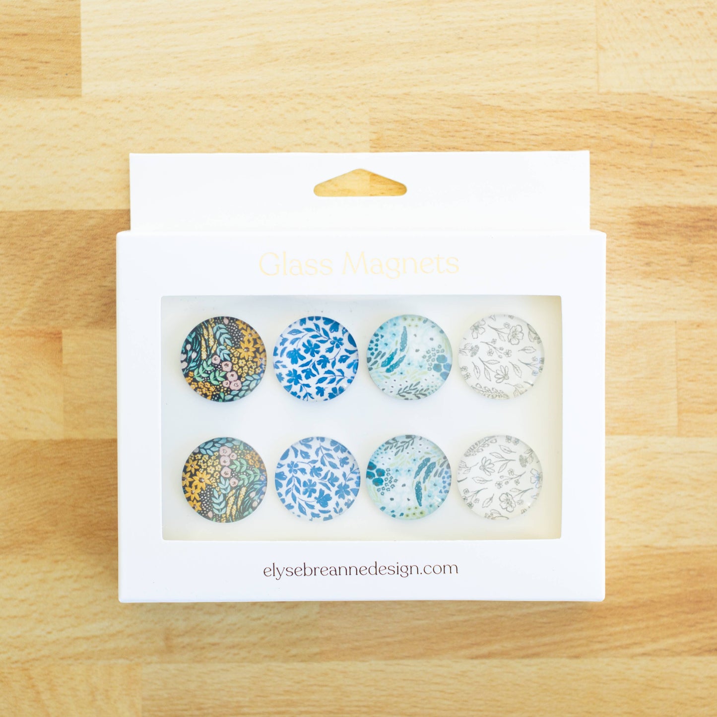 Floral Magnets (Box Set of 8)