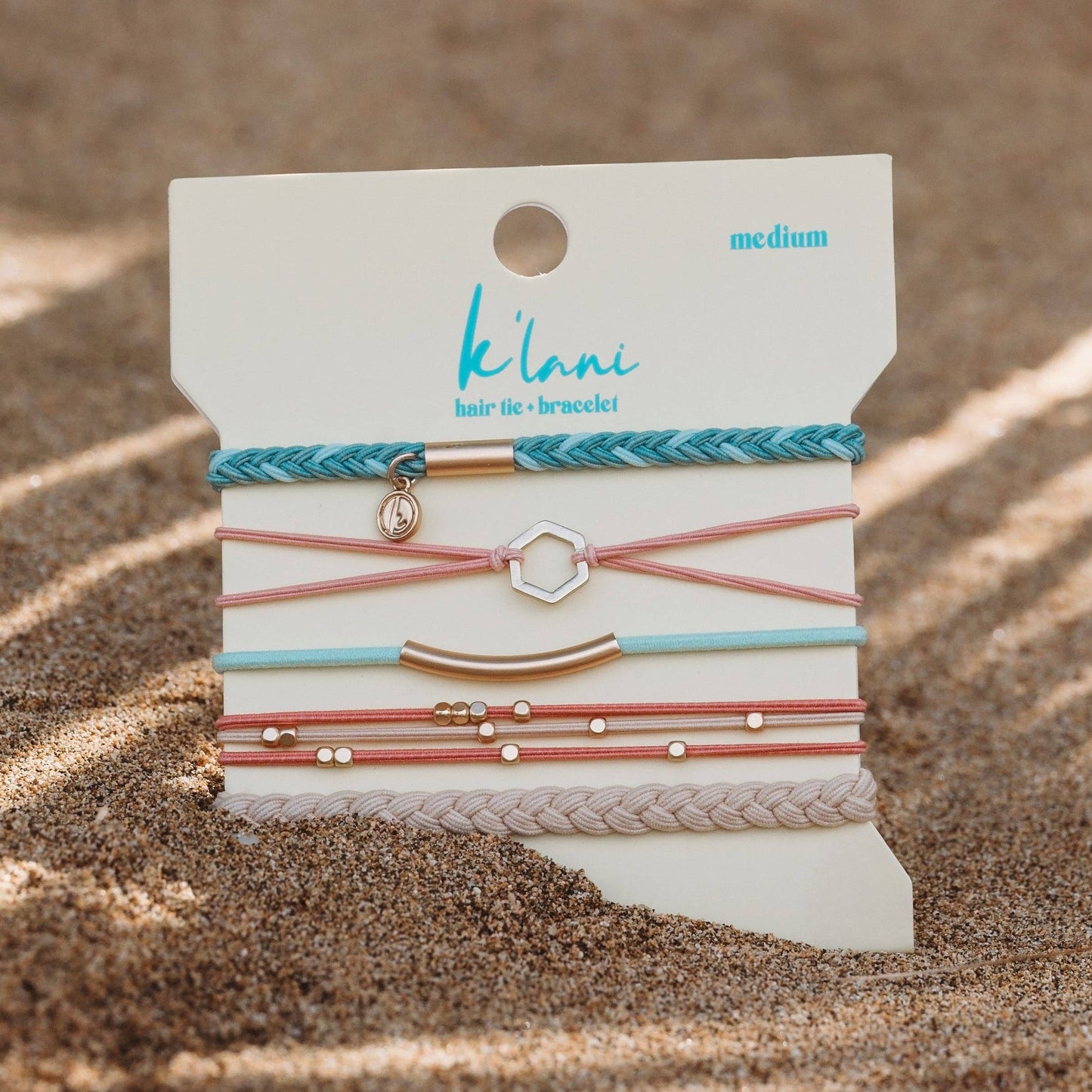 "Live" Hair Tie Bracelet Set