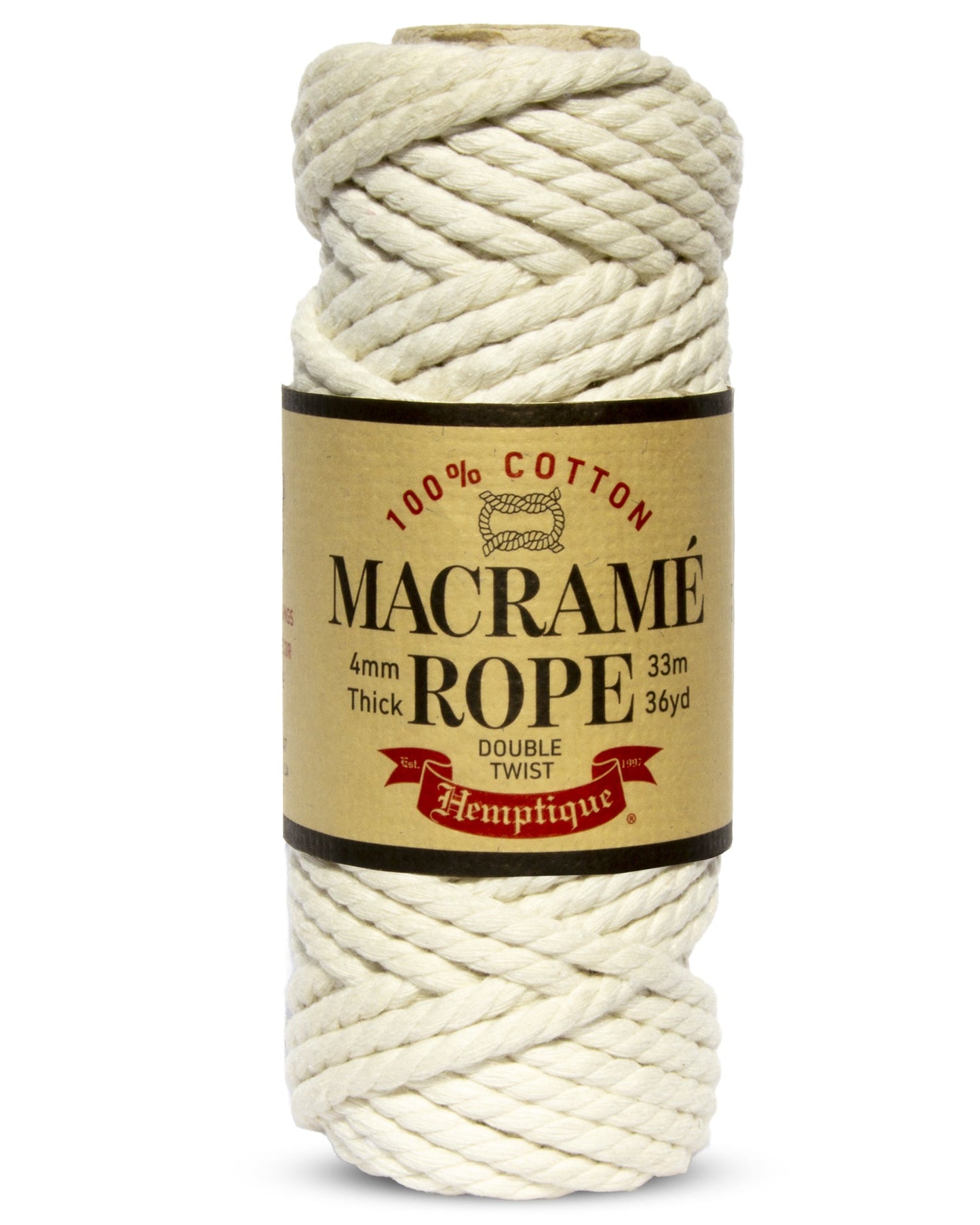 Double Twist Egyptian Cotton Macramé Rope