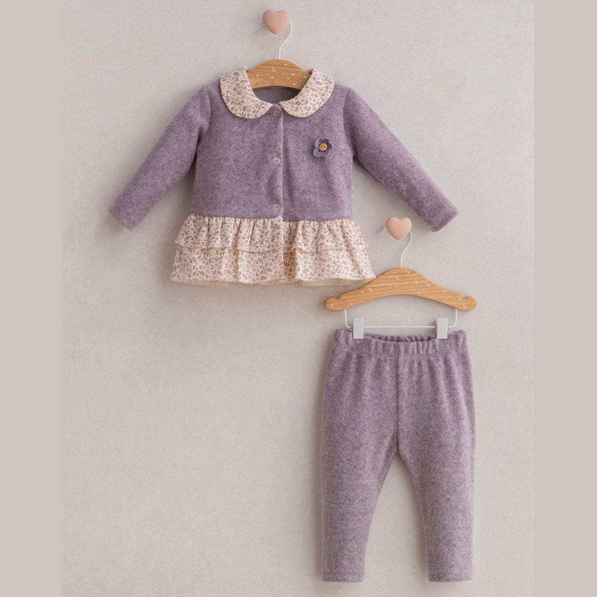 Amelia Set – Lilac with Top & Leggings