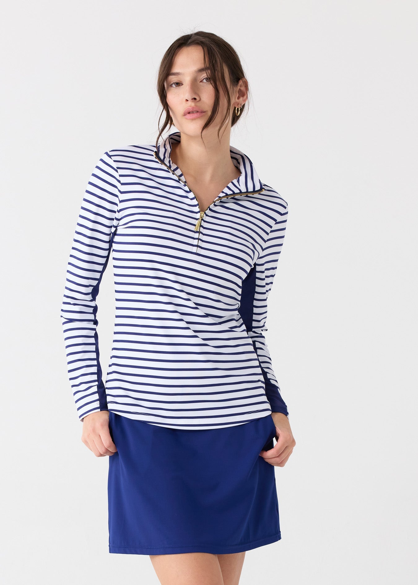 Navy 15" Skort