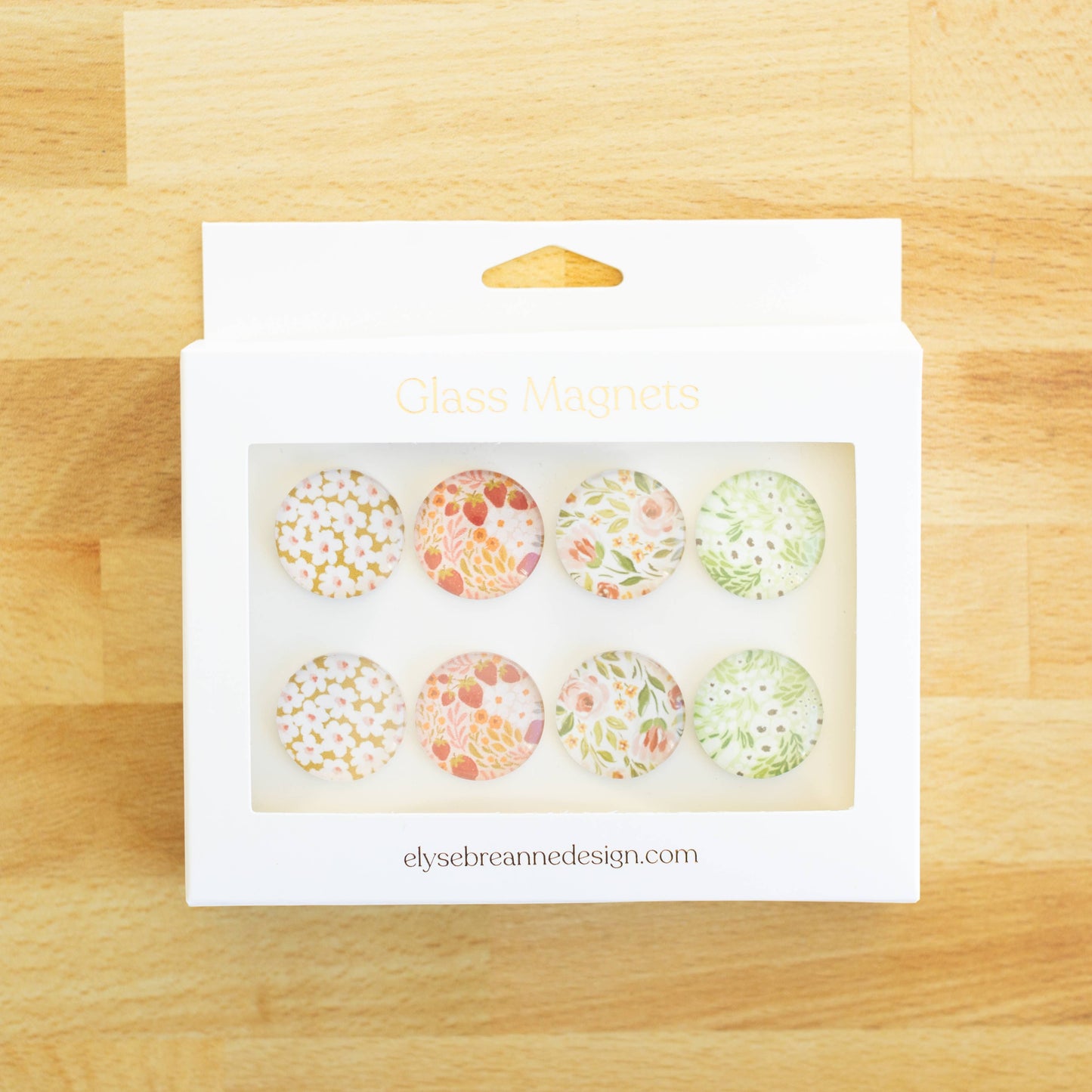 Floral Magnets (Box Set of 8)