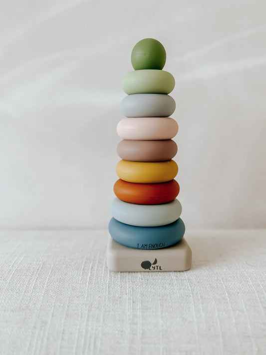 Silicone Ring Stacking Toy – 10pc| LYTL®️