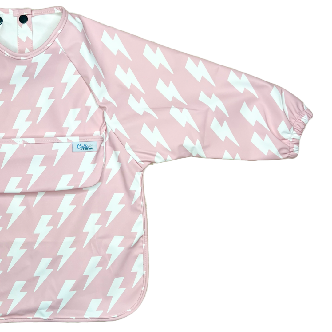 The Grayson Long Sleeve Bib - Lightning Bolts