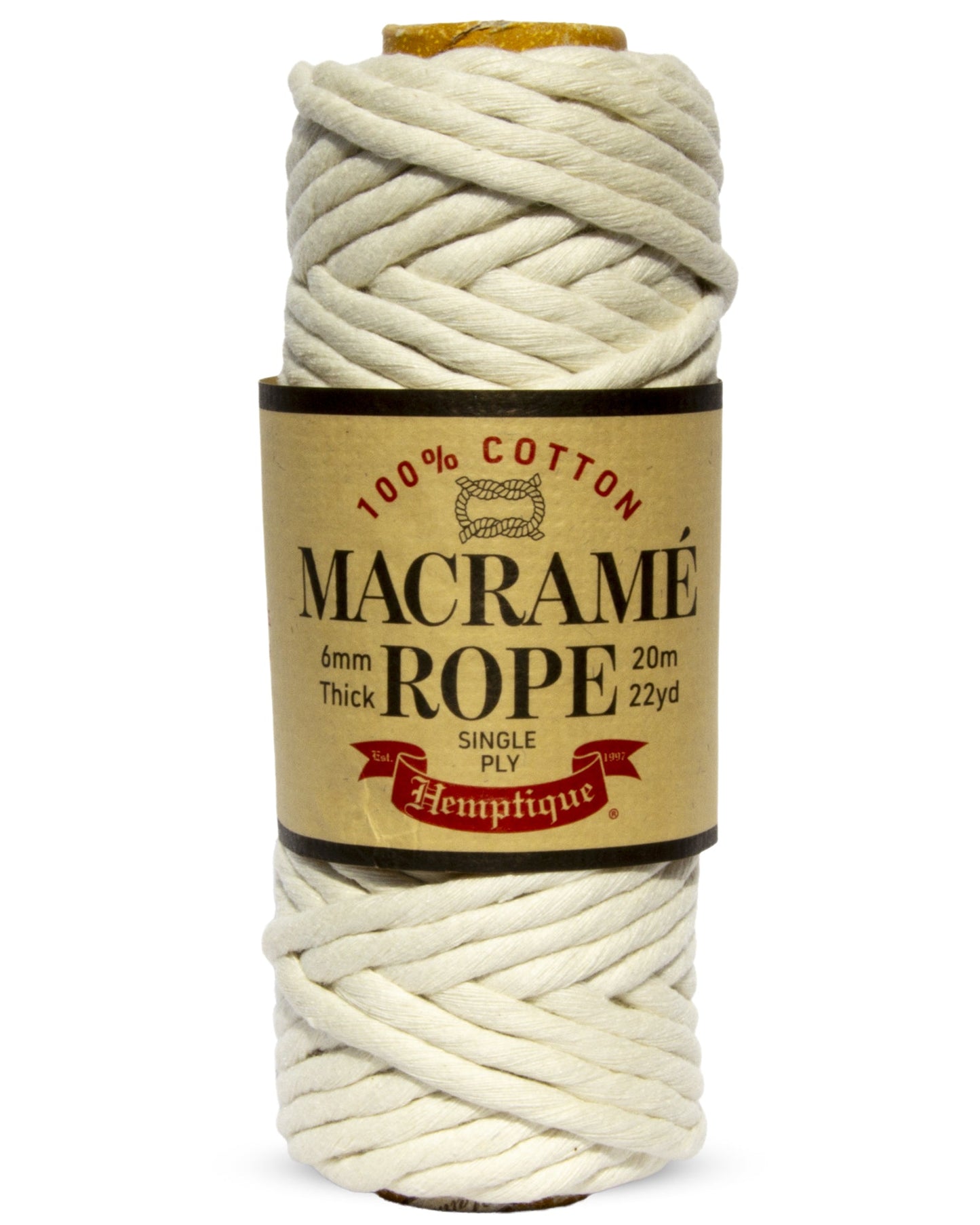 Single Ply Egyptian Cotton Macramé Rope