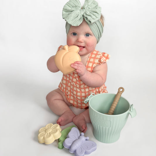 Peach Blossom Silicone Beach Toy Set