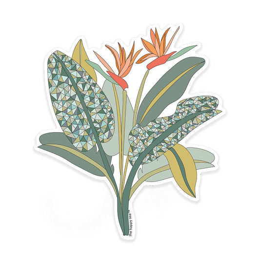 4" Birds Of Paradise Sticker