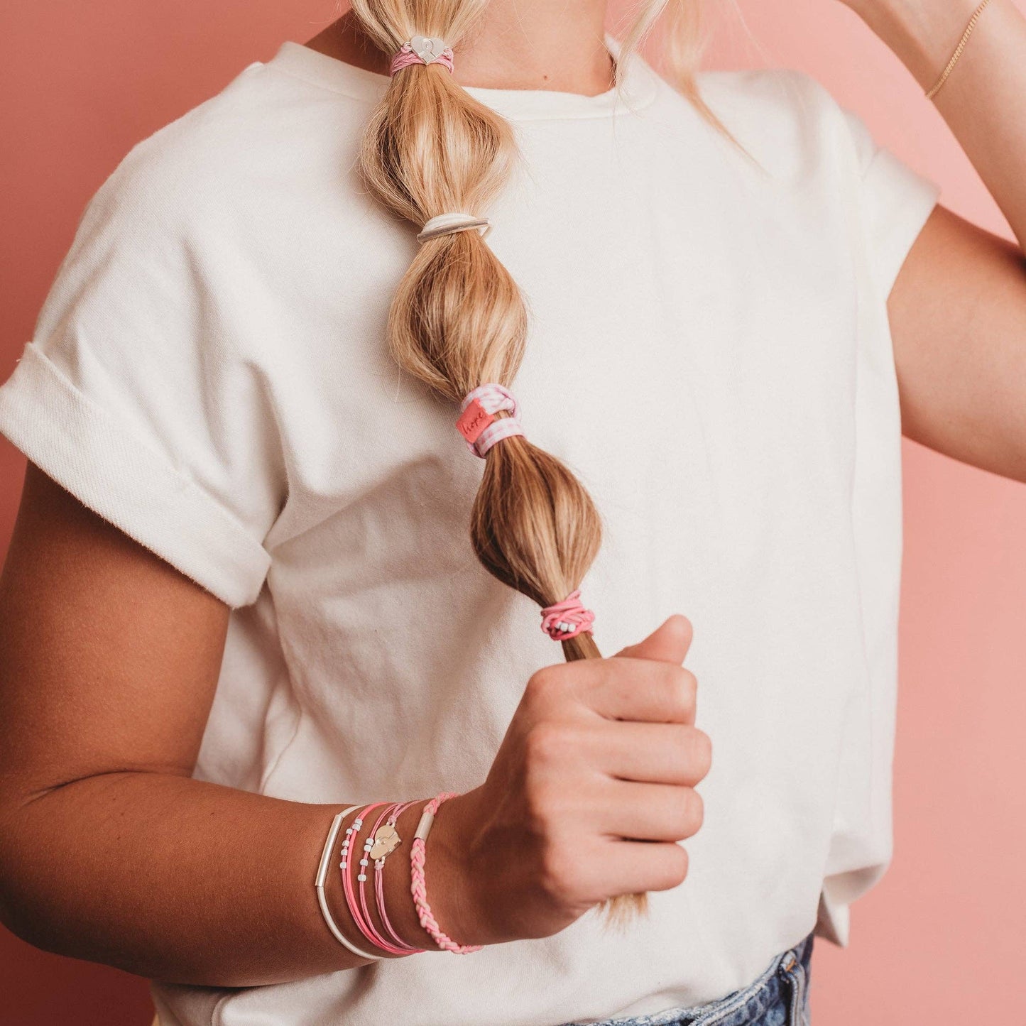 "Hope" Hair Tie Bracelet Set