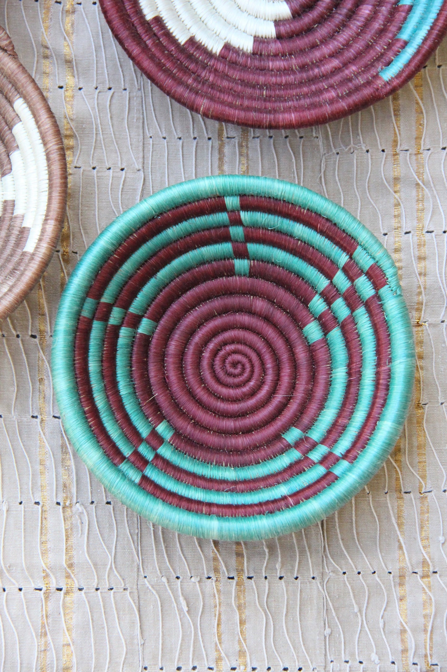 Sloane African Basket Collection, from Rwanda, Set of 4