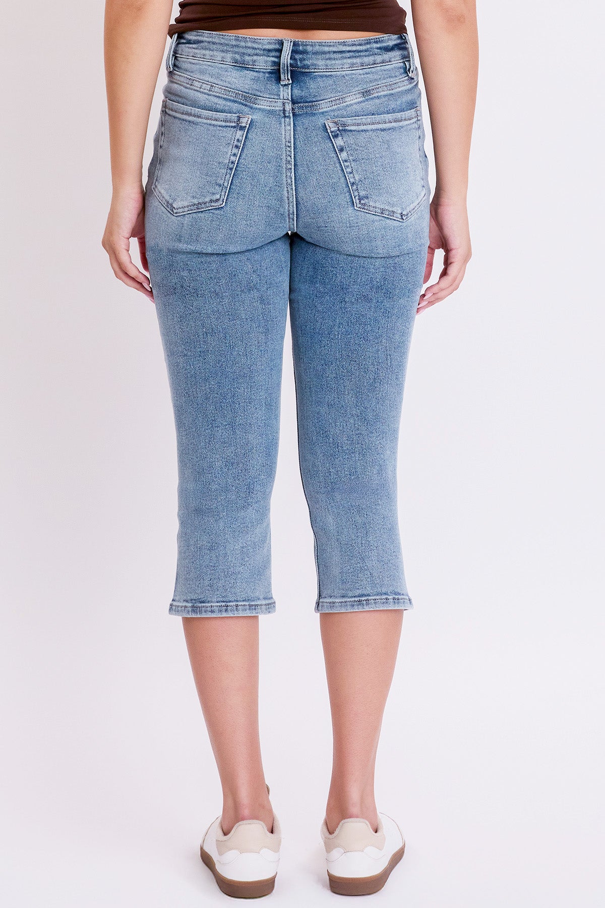 Women's Luxe High Rise Capri with Side Slit