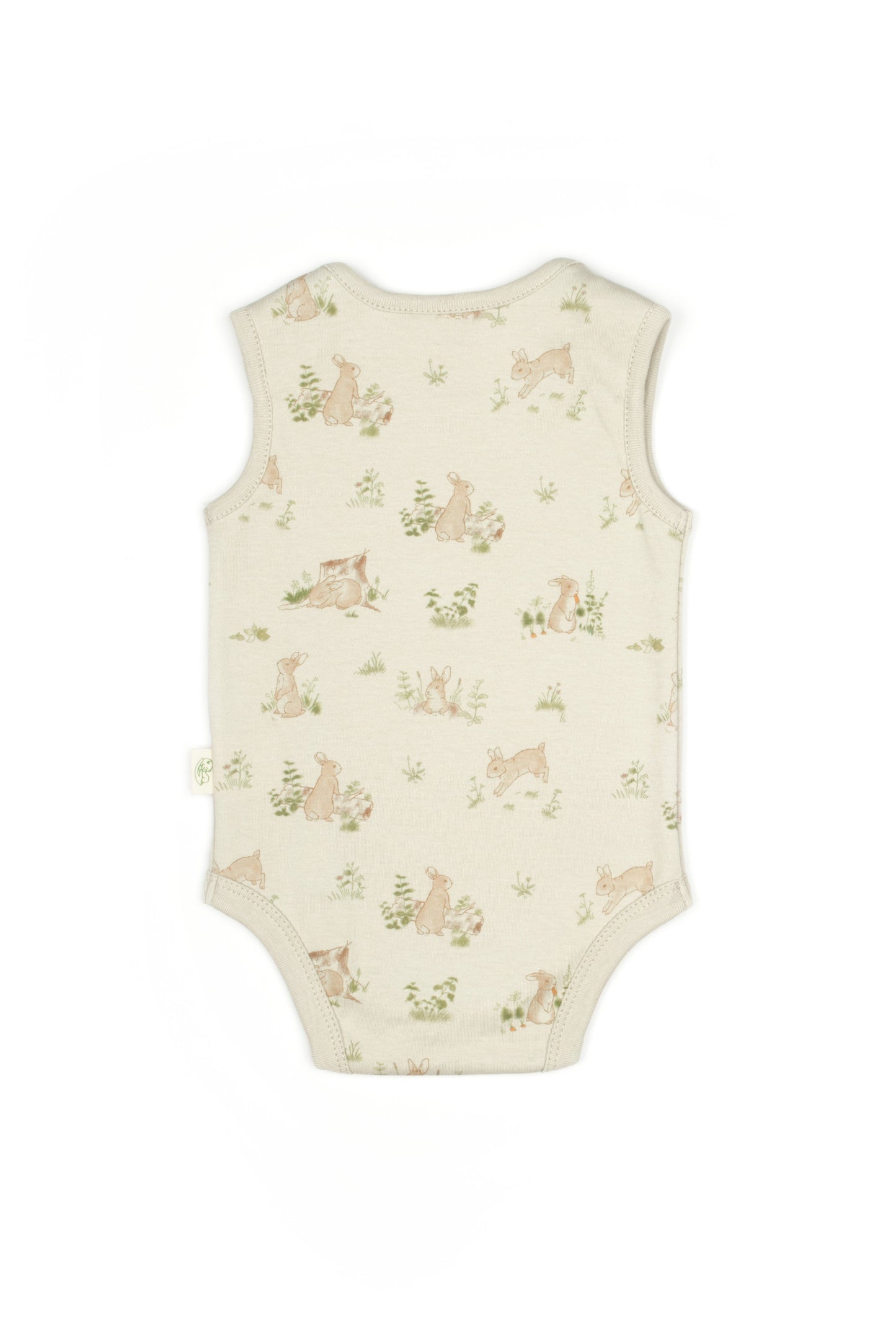 Bunny Sleeveless Organic Bodysuit