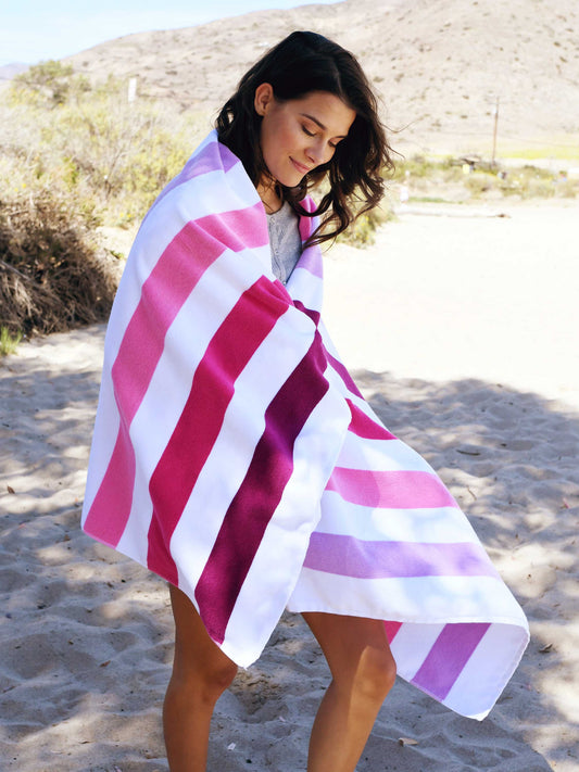 Sorbet Solana Cabana Beach Towel