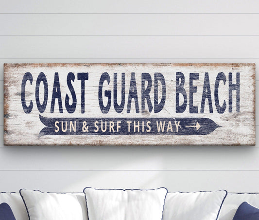 Personalized Nautical Beach Sign