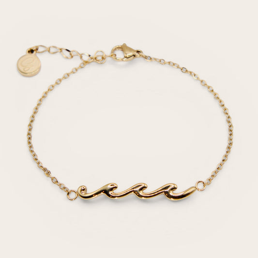 Wave Charm Bracelet Set