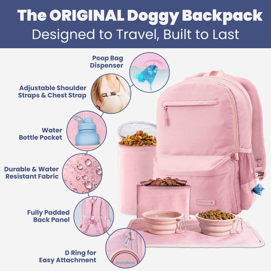 The Original Doggy Bag® Backpack for Dog Supplies