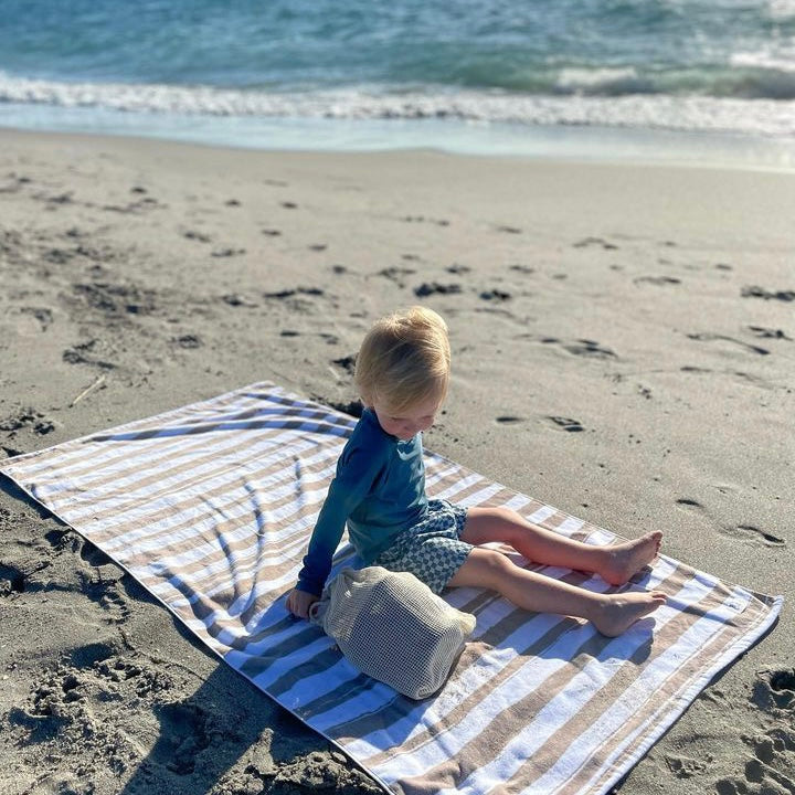 The Kenzie Beach Towel - Leopard