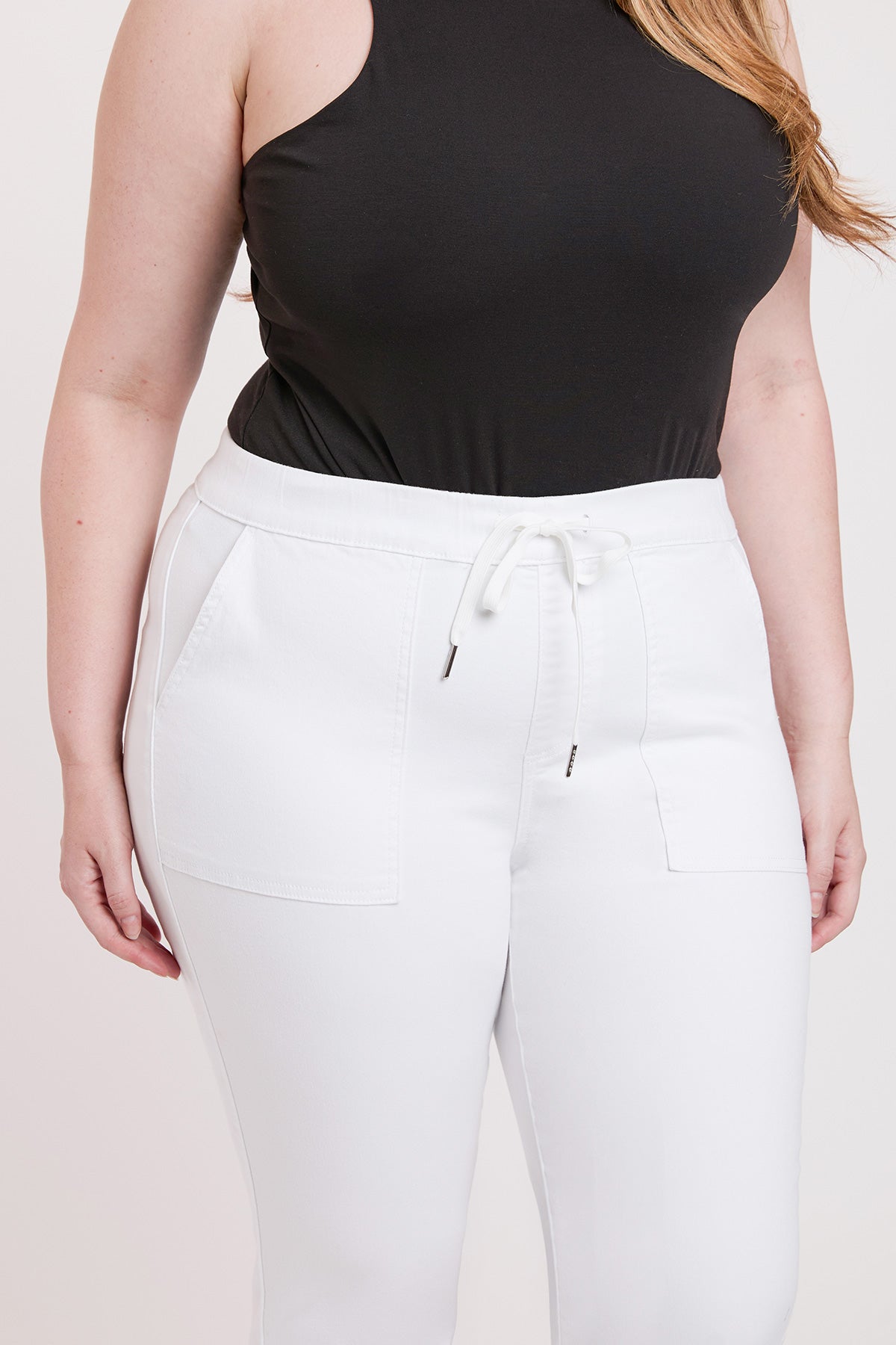 Women's Plus High Rise Pull On Straight Leg Jogger