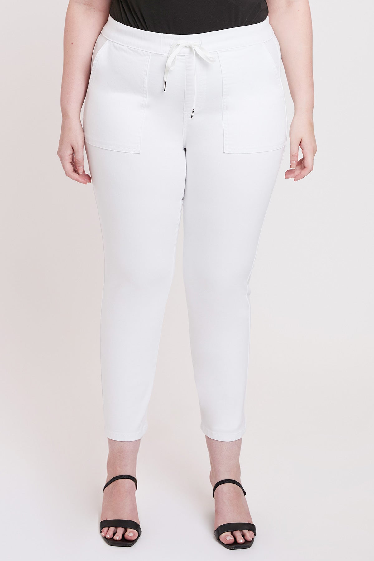 Women's Plus High Rise Pull On Straight Leg Jogger