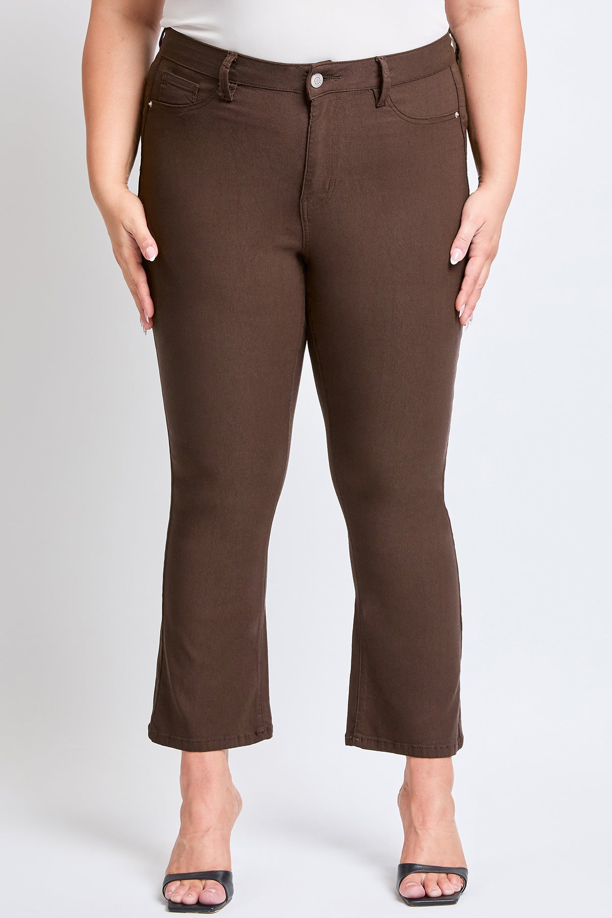Women's Plus Hyperstretch Cropped Kick Flare Pants