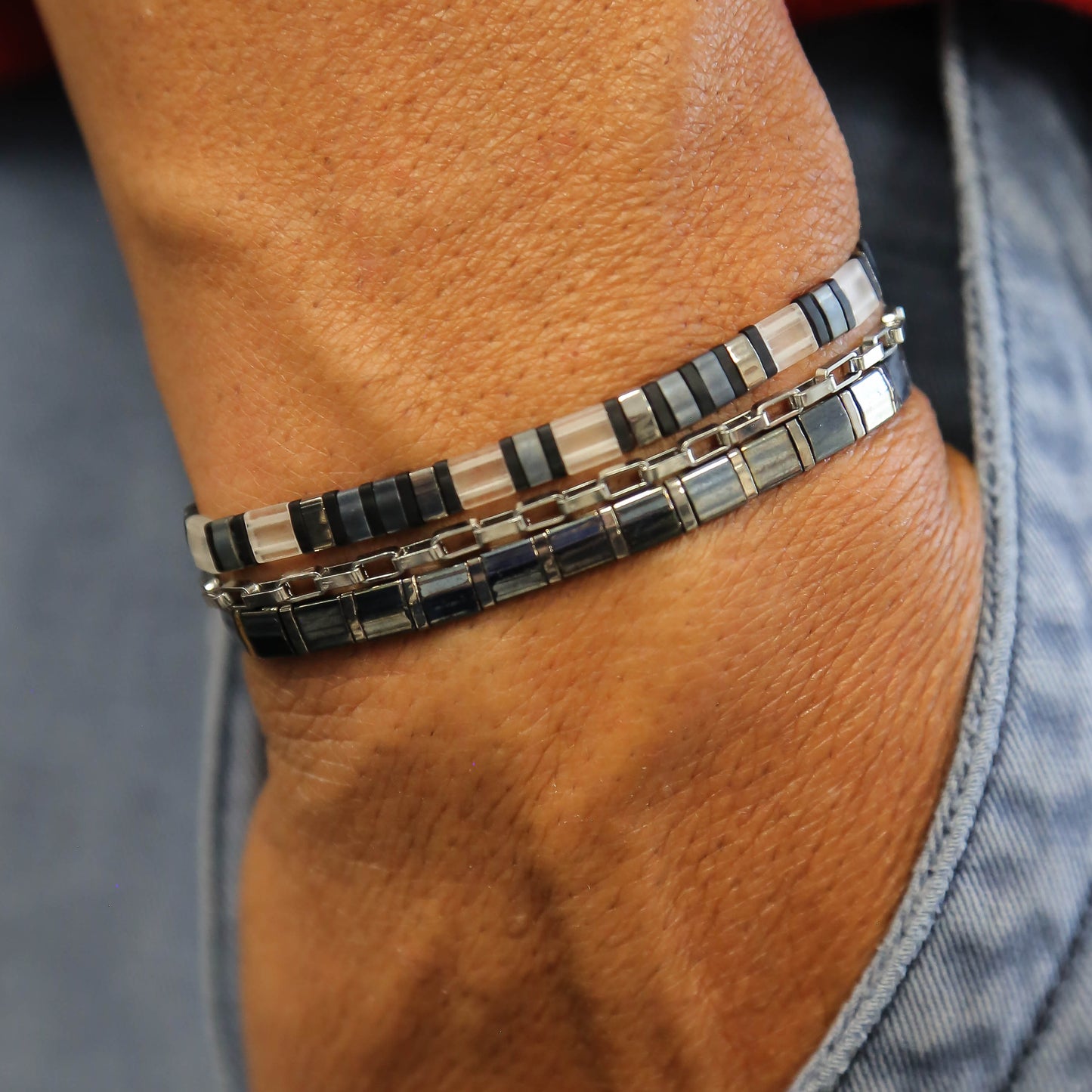 EXTINGUISH - Men's Bracelet Stack of 3