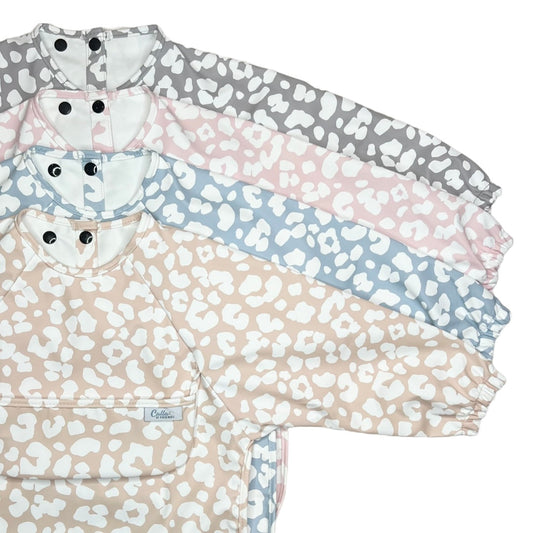 The Grayson Long Sleeve Bib - Leopard