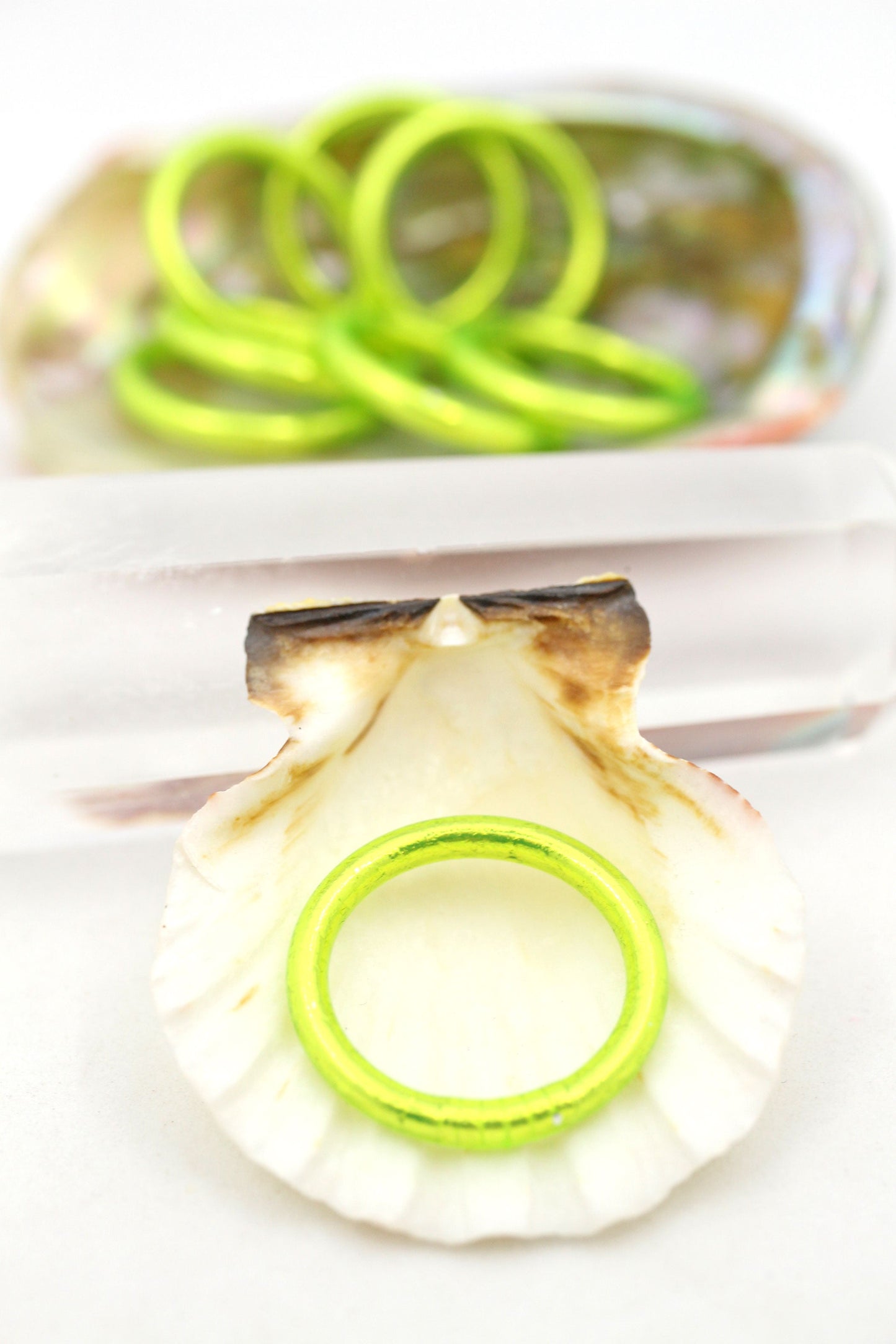 Thai Buddhist Temple Rings, Rush, Colorful Kumlai, Sizes Available