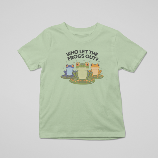 Who Let the Frogs Out Graphic Tee