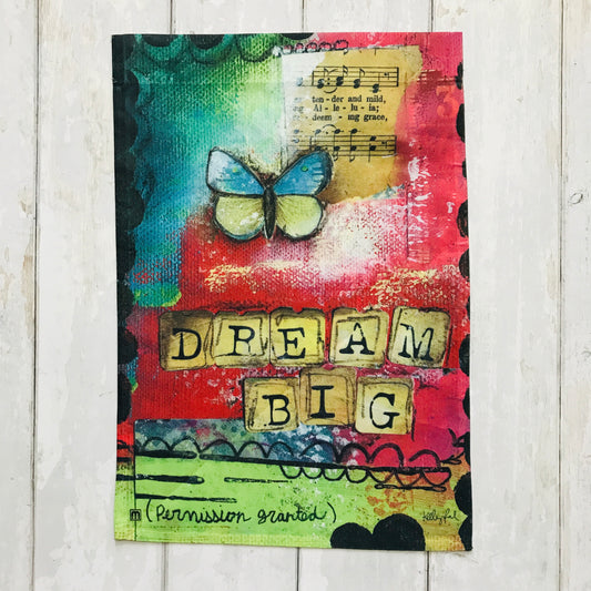 Dream Big Garden Flag