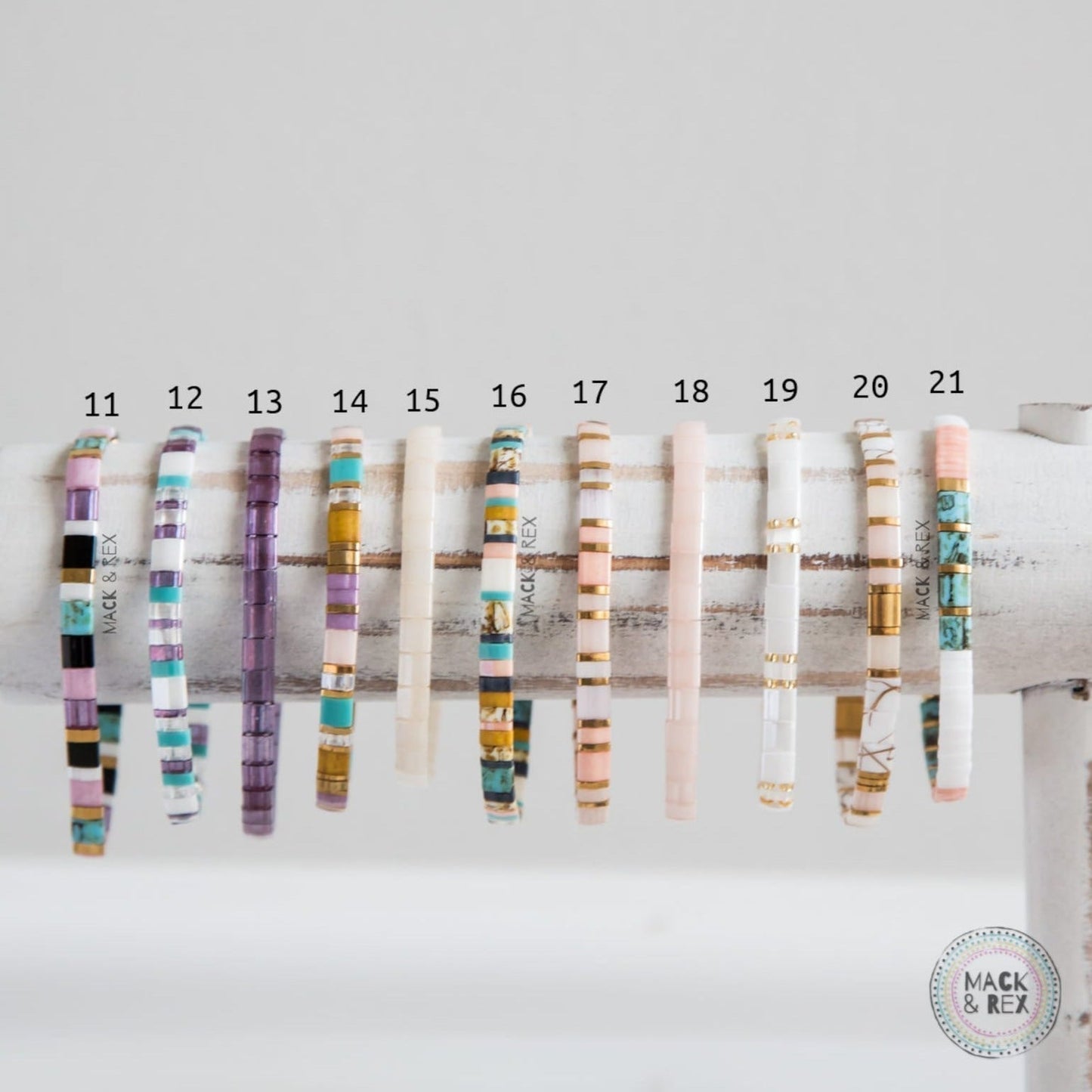 HAPPY PASTELS - Tila Bead Bracelets
