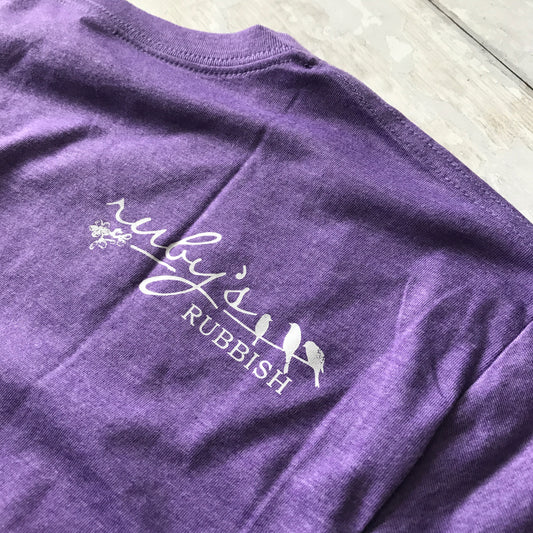"Oceans Are Calling" Purple Tee
