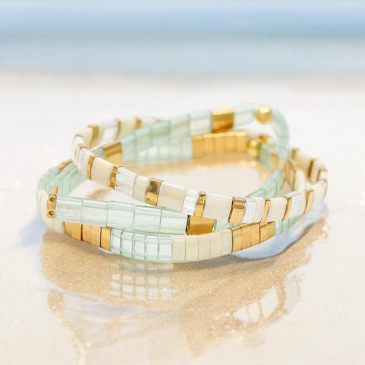 ATLANTIS - Tila Bead Bracelet Stack of 3