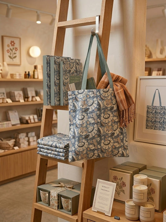 Floral Canvas Tote Bags