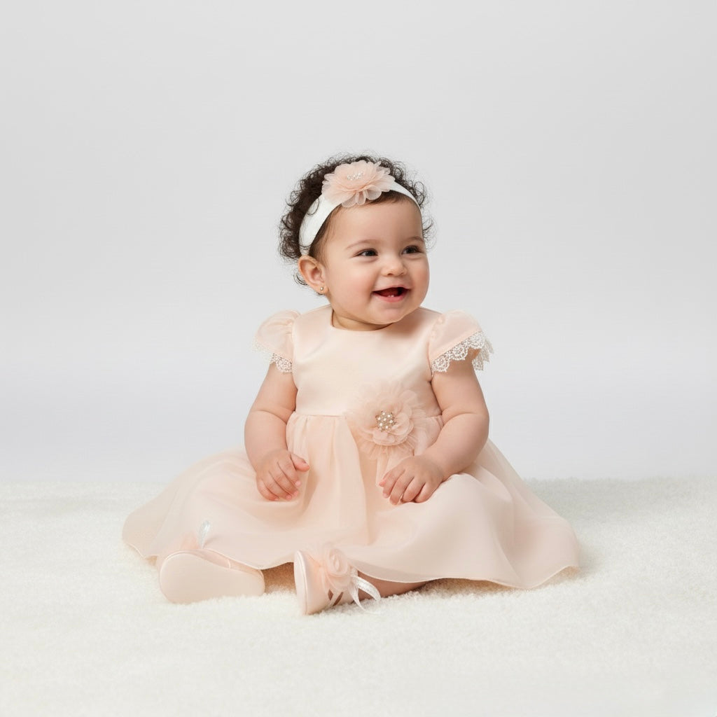 Christening Pink 3 Piece Set