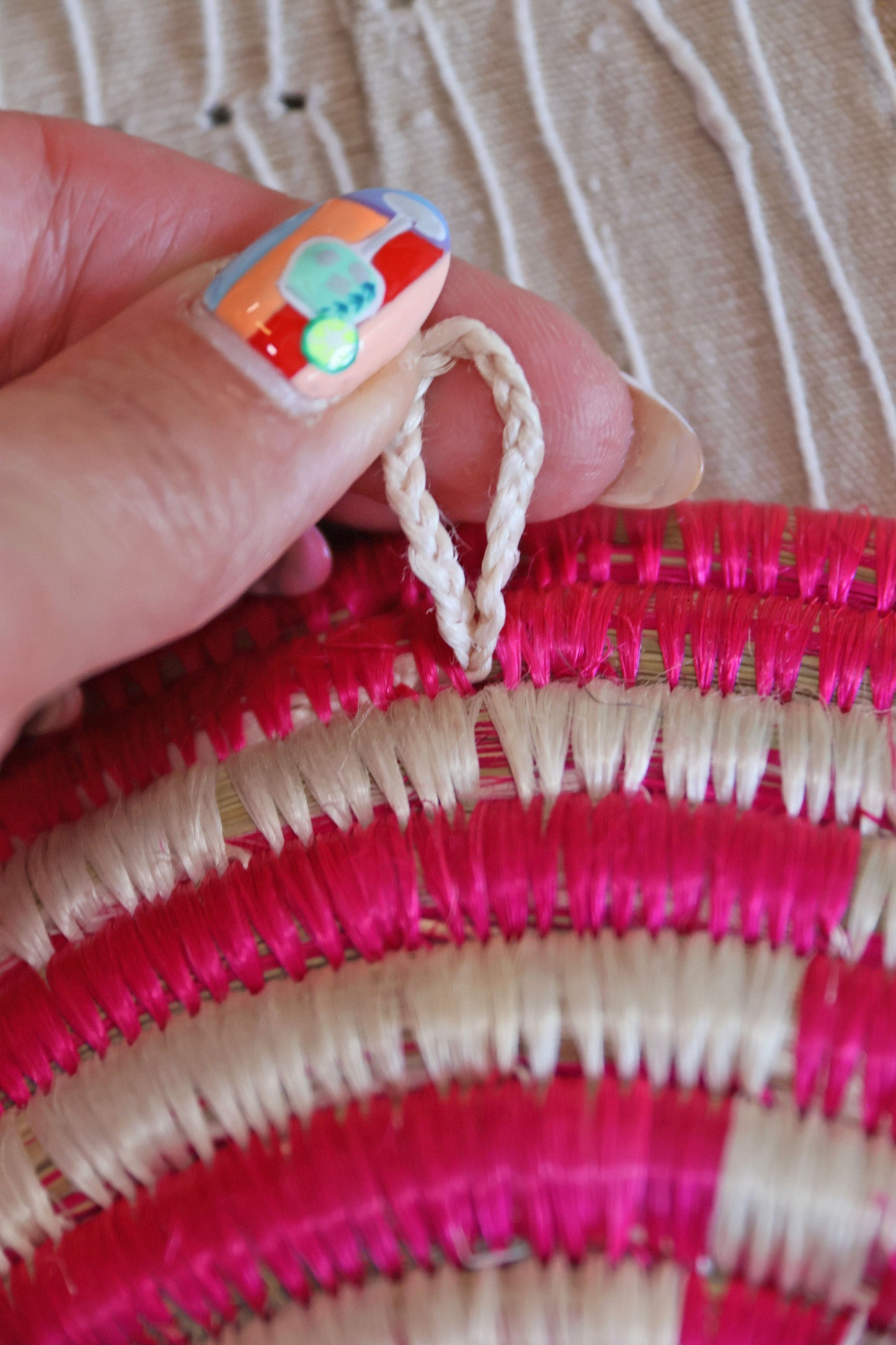 Isla African Basket Collection, Bright Multi, from Rwanda, Set of 3