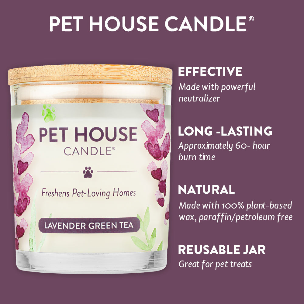 Lavender Green Tea Candle