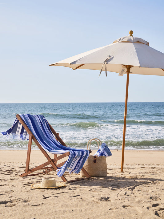 Bahama Blue Harbour Cabana Beach Towel