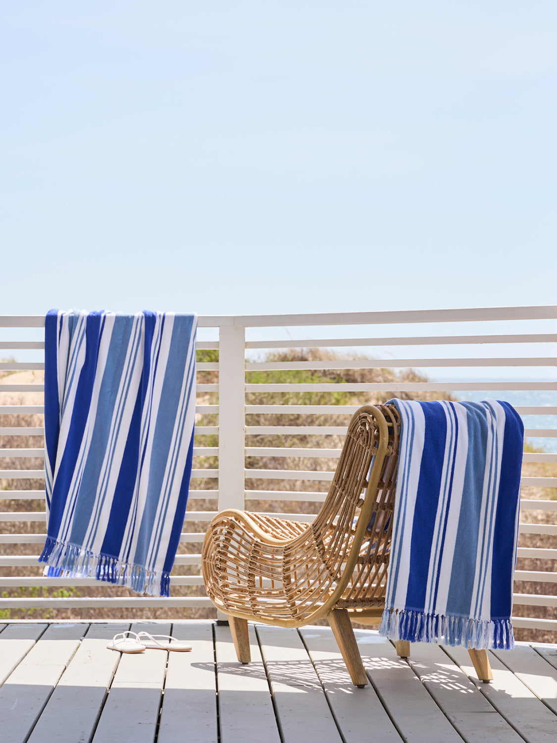 Bahama Blue Harbour Cabana Beach Towel