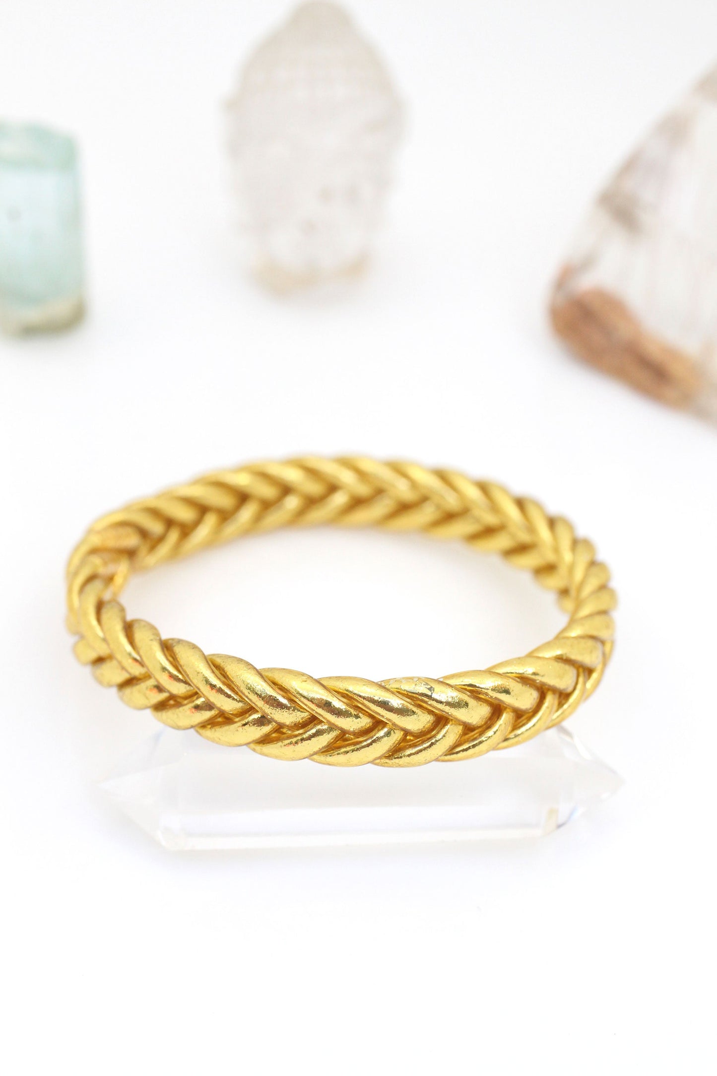 Braided Thai Buddhist Temple Bracelets, Rainbow or Gold, Mantra Bangle, Sizes Available